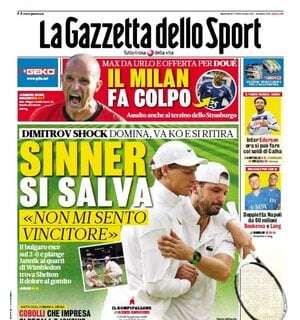 Rassegna stampa Le prime pagine dei quotidiani sportivi