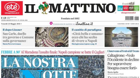 Il Mattino: "Benevento in confusione, scontro a oltranza"