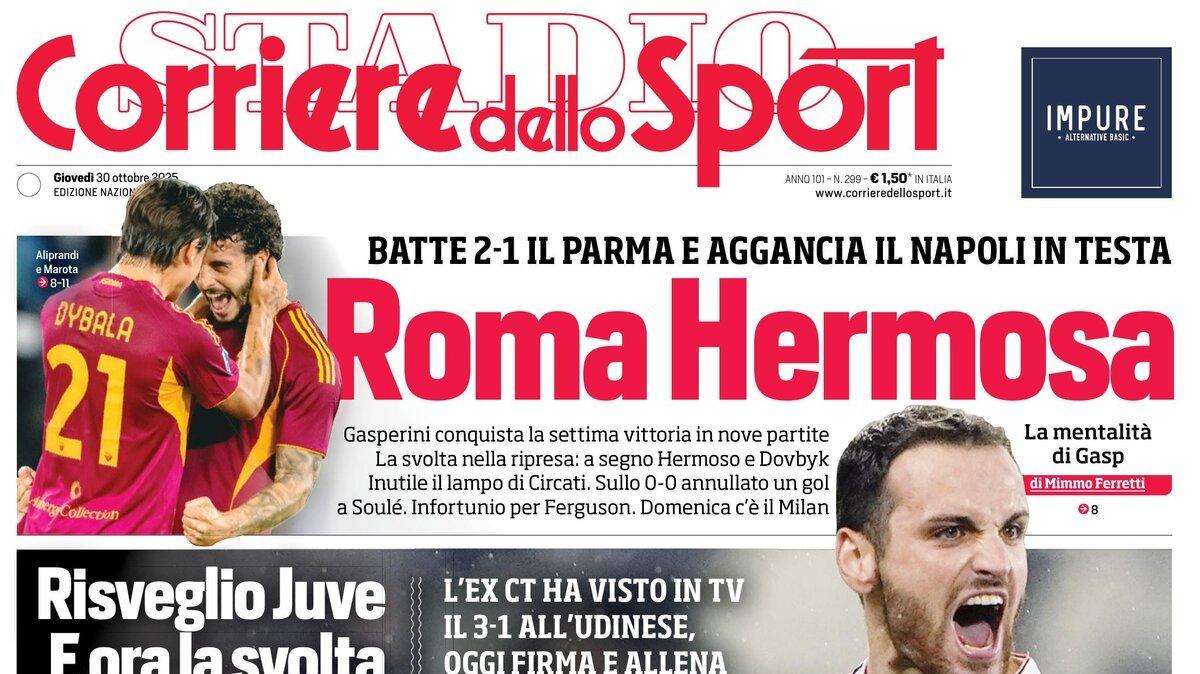 Rassegna stampa Le prime pagine dei quotidiani sportivi