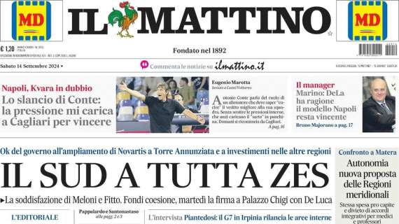 Il Mattino: "Pazienza, un anno in chiaroscuro"