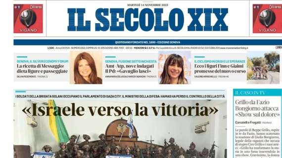 Il Secolo XIX: "Entella cade nel finale con la Lucchese"