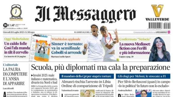 Il Messaggero: "Fere, Liverani bis | Perugia, decisivo addio Seghetti"