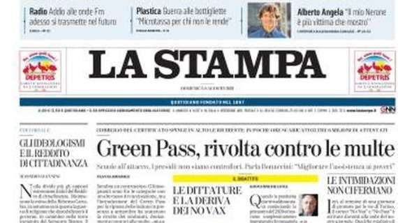 La Stampa: "La scure del Tar sulle speranze del Novara"
