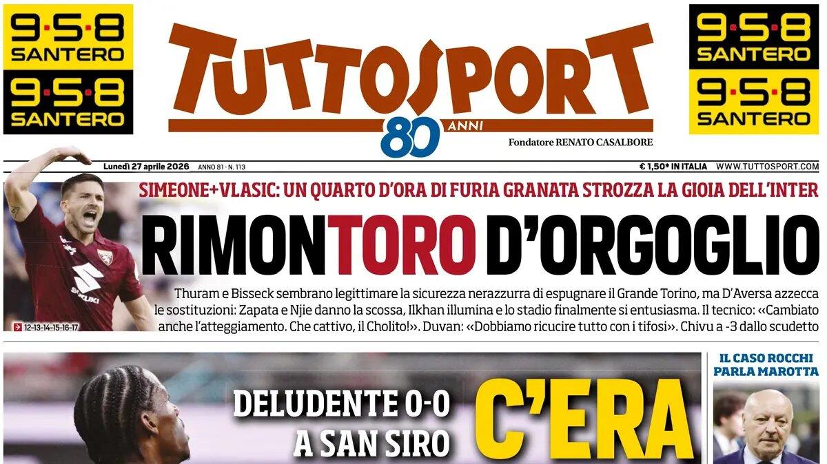 TuttoSport: "Arezzo torna in B| Bucchi, che trionfo!"