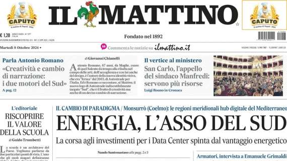 Il Mattino: "L’Avellino-tornado non vuole più fermarsi"