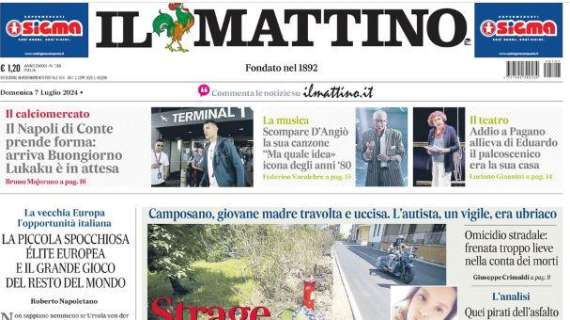 Il Mattino ed. Avellino: "Lupi, in difesa c'è Armellino"