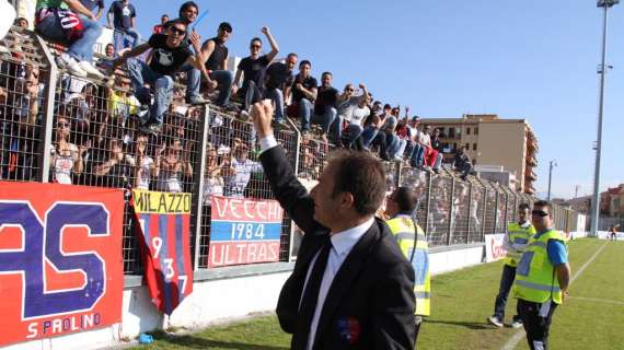 Milazzo, Venuto: "Sono diventato un allenatore-ultras"
