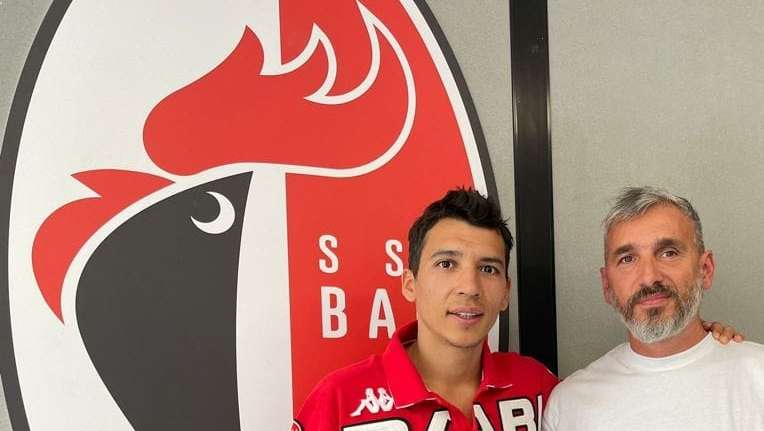 Bari, prima seduta per Botta. Lavoro personalizzato col pallone per 3