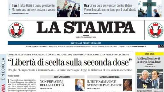 La Stampa: "Missione compiuta | I grigi sul podio del Piemonte"