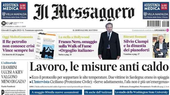 Il Messaggero: "Ternana, salta il ritiro. Scattano i primi tagli"