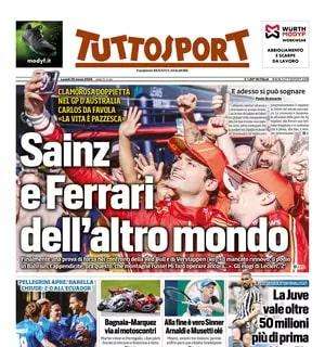 Rassegna stampa Le prime pagine dei quotidiani sportivi