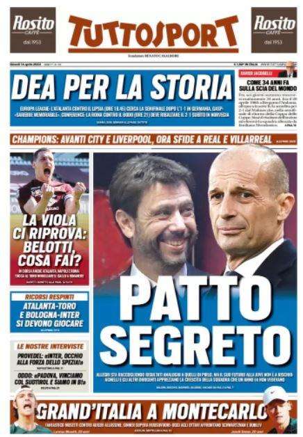 Tuttosport: "Padova sull'Oddovolante | Modena in B se stasera vince"