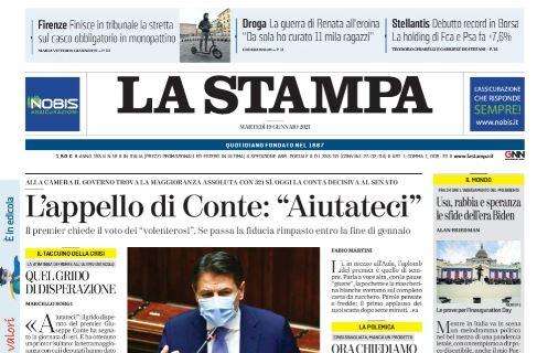 La Stampa: "Novara sprofonda. Ritorno Banchieri non ha dato scossa"