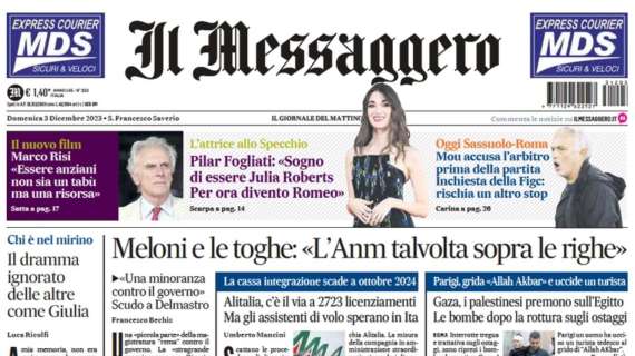 Il Messaggero - ed Umbria: "Grifo, la rabbia e l'orgoglio"