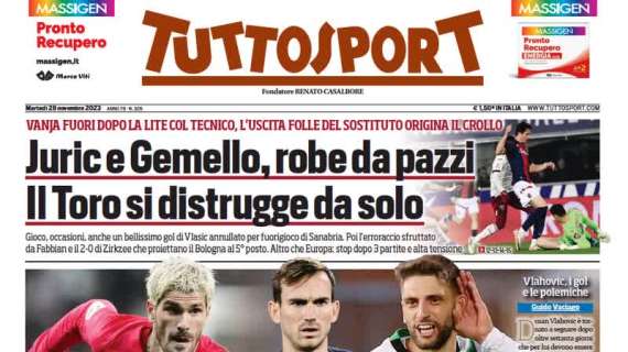 Rassegna stampa Le prime pagine dei quotidiani sportivi