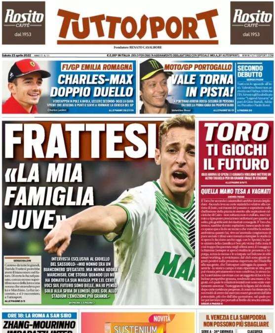 Tuttosport: "Modena e Reggiana all'ultimo sprint"