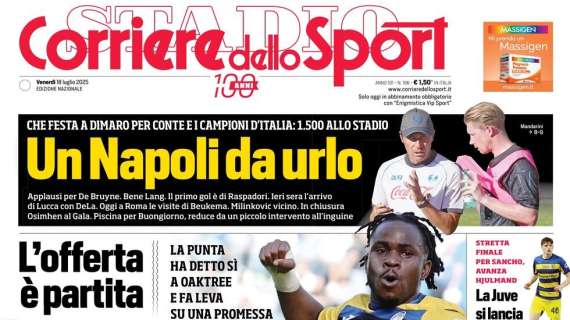 Rassegna stampa Le prime pagine dei quotidiani sportivi