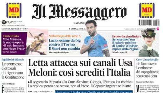Il Messaggero - ed Viterbo: "Viterbese, a rischio anche Bianchimano"