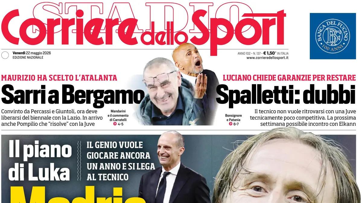 Rassegna stampa Le prime pagine dei quotidiani sportivi