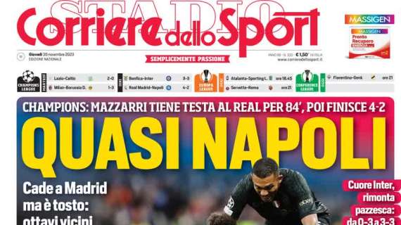 Rassegna stampa Le prime pagine dei quotidiani sportivi