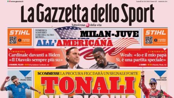 Rassegna stampa Le prime pagine dei quotidiani sportivi