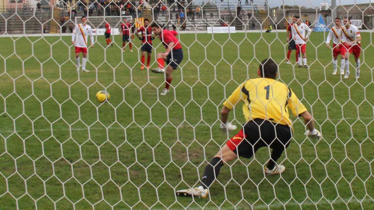 2^ Divisione, pari di rigore tra Milazzo e Campobasso