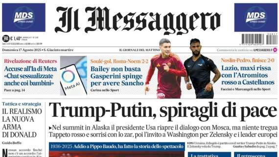 Il Messaggero ed. Umbria: "Ternana, colpi d'agosto"