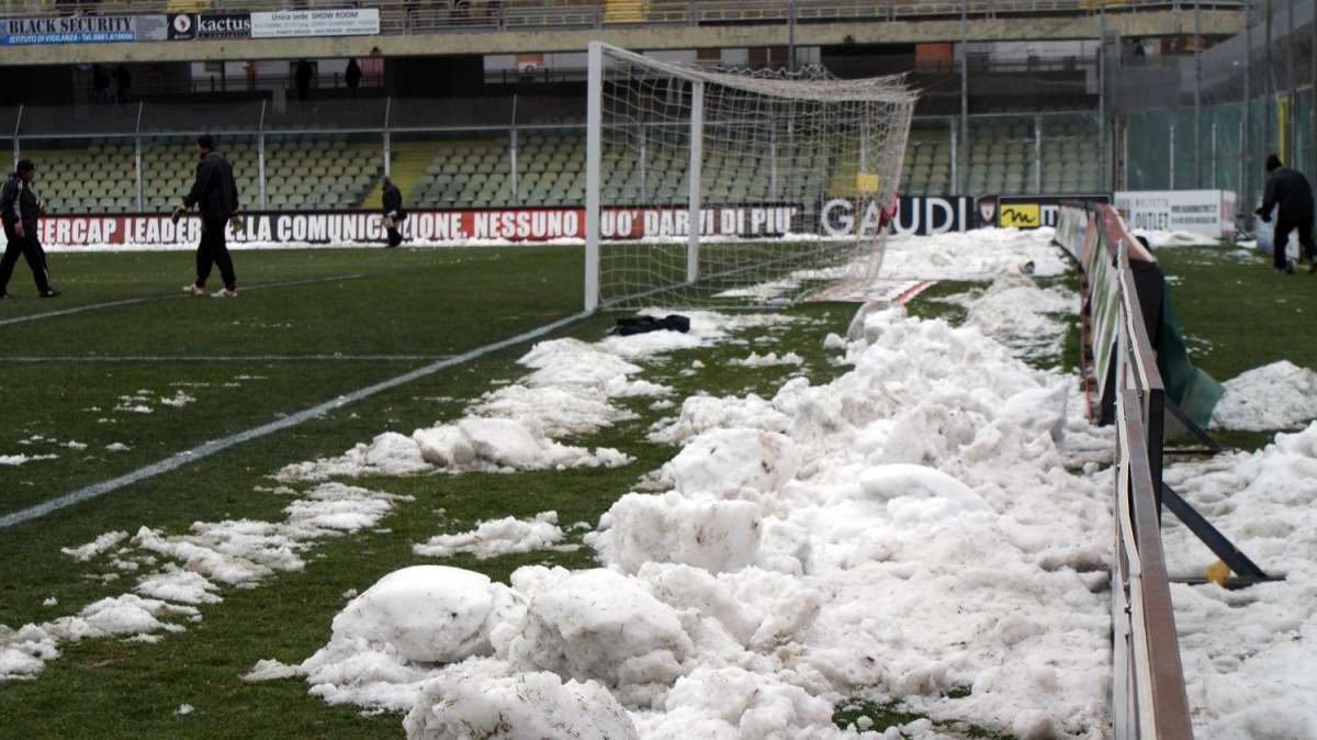 1^ Divisione, la neve blocca anche San Marino-AlbinoLeffe