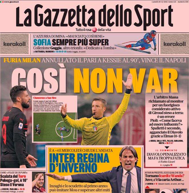 GdS: "Trono d'inverno per 2 | Palermo, assalto inutile. Bari resiste"