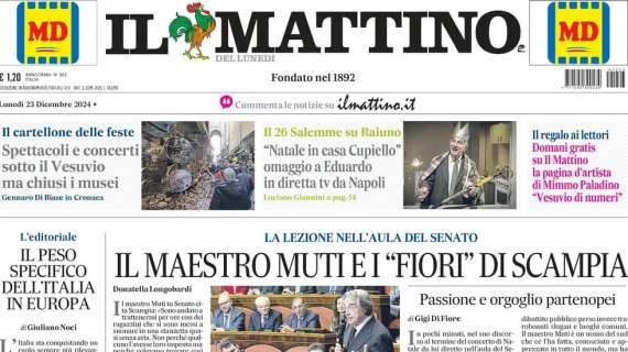 Il Mattino di Avellino: "Cionek decisivo, colpo da 3 punti"