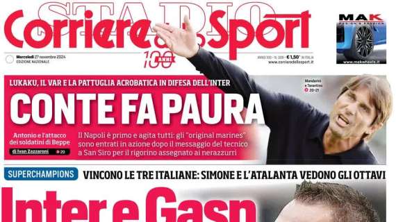 Rassegna stampa Le prime pagine dei quotidiani sportivi