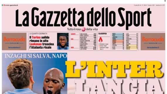 Rassegna stampa Le prime pagine dei quotidiani sportivi