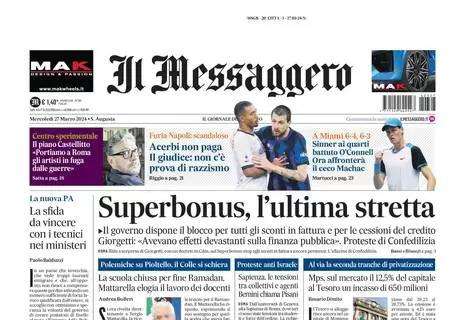 Il Messaggero - ed Umbria: "Grifo, ora Matos è la carta in più"