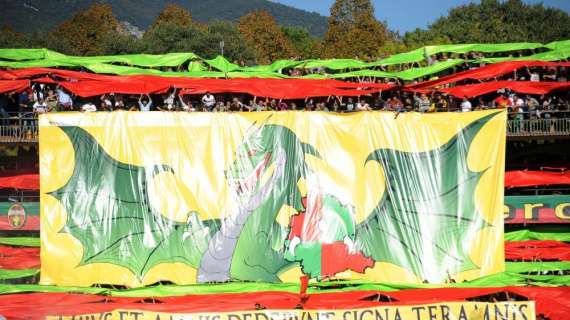 Ternana, i convocati per l'amichevole con la Pro Vercelli