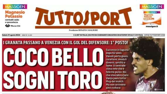 Tuttosport: "Urlo Papadopoulos | Che rimonta la Next"