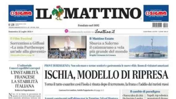 Il Mattino - ed. Avellino: "Lupi, Paz mette a punto la fase difensiva"