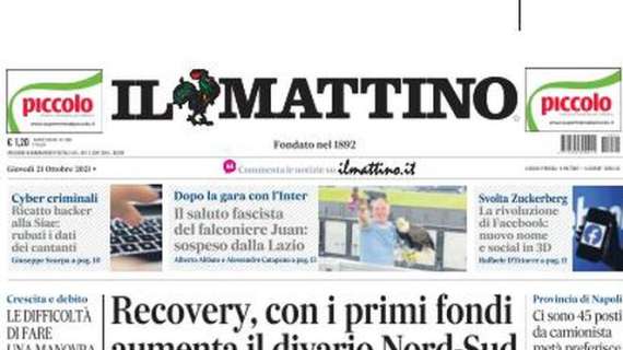 Il Mattino - Avellino: "Doppio recupero. Lupi coraggiosi"