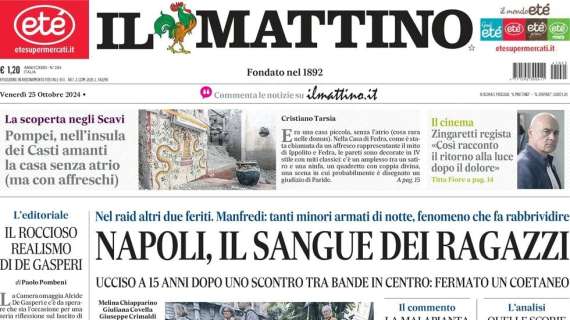  Il Mattino: "Lupi, cambio favorevole | Nessuno come il pitone"