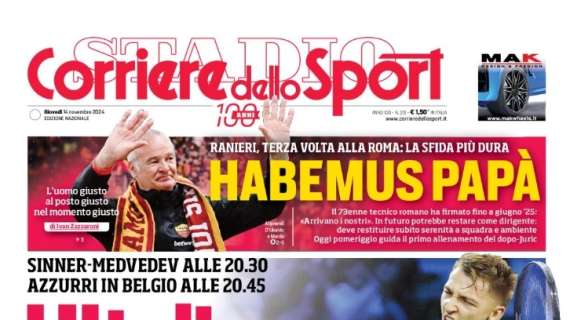 Rassegna stampa Le prime pagine dei quotidiani sportivi