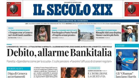 Il Secolo XIX: "Tifosi in festa al Sivori | Entella vuole essere mina vagante"