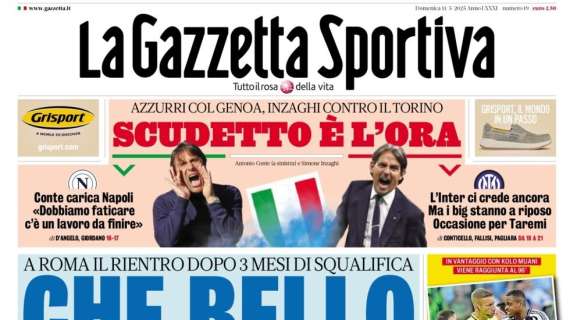 Rassegna stampa Le prime pagine dei quotidiani sportivi