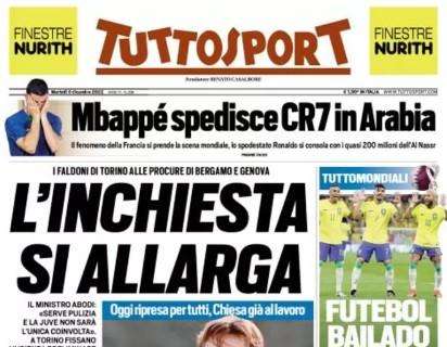 Tuttosport: "Pescara al terzo ko: sprofondo rosso. Svolta Taranto"