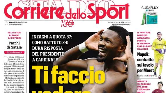 Corriere dello Sport: "Il Padova brilla di luce propria senza tifosi"