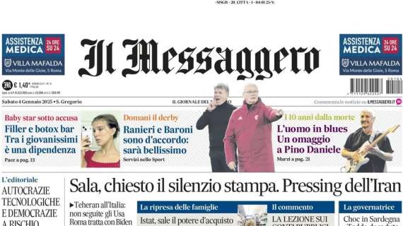 Il Messaggero ed. Umbria: "Fere, mister Abate ritrova la sua difesa"