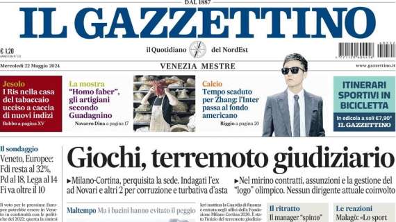 Il Gazzettino: "Il derby si gioca oggi, tempo permettendo"