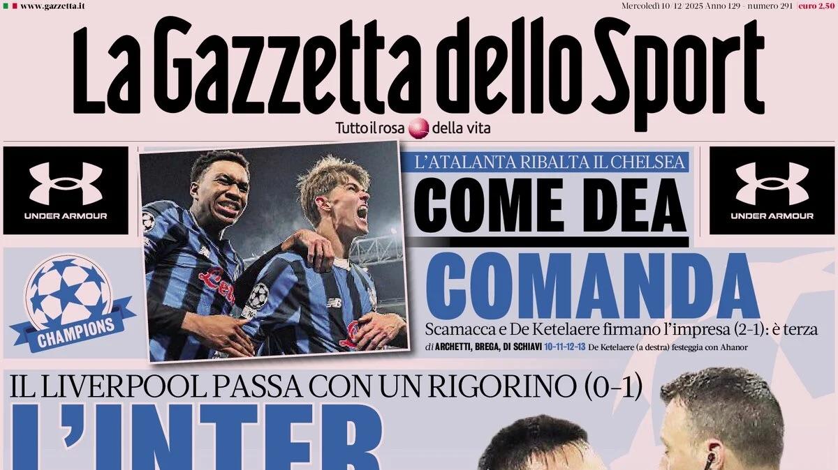 Rassegna stampa Le prime pagine dei quotidiani sportivi