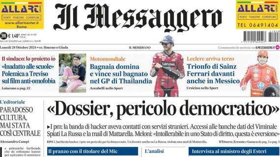 Il Messaggero: "Grifo umiliato da baby Milan. A rischio panchina Formisano"