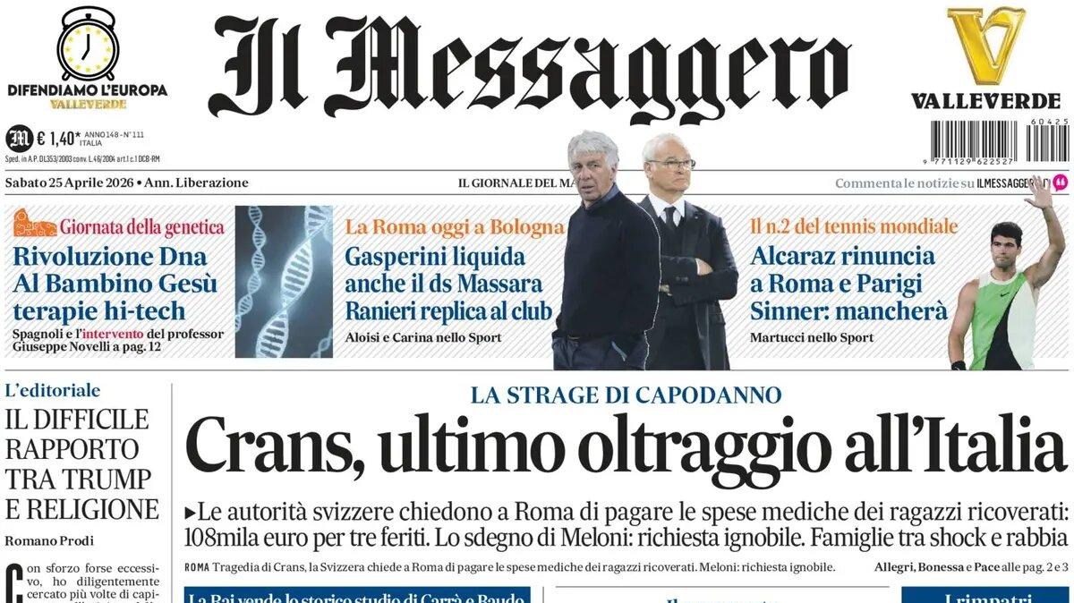 Il Messaggero - ed. Umbria: "Perugia, col Forlì è allarme difesa"