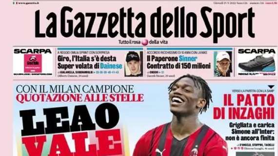 Gazzetta dello Sport: "Reggiana col cuore in gola: deve solo vincere"