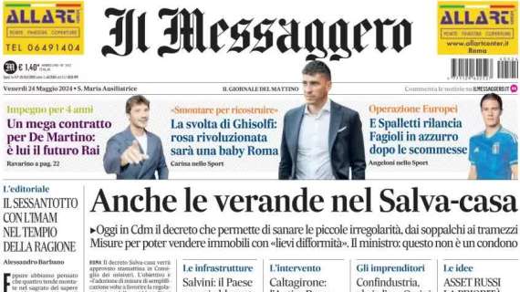 Il Messaggero ed. Umbria: "Le Fere crollano nella notte più buia"